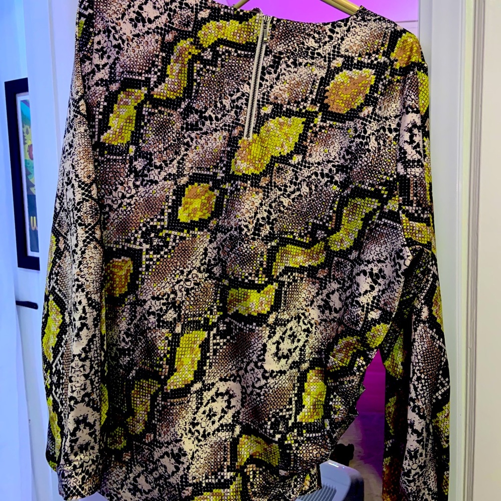 Universal Standard Snakeskin Blouse